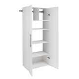 HangUps Large Storage Cabinet, 30", White Prepac