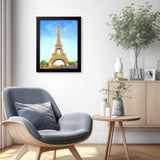 ANZAKY Hidden Safe with Lock, Wooden Picture Frame Diversion Safe, Large Hidden Money Safe with Customizable Foam, Hidden Compartment, Secret Decor Concealment Furniture, 11 x 14 inchs, Black ANZAKY