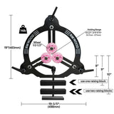 Woodturning Steady Rest MC-FS9 for 16inch,18inch and 20inch Swing Size Lathe for Spindle Woodturning. BMWOOD