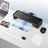 Bonsaii Laminator, 9 Inch 4 in-1 Thermal Laminator Machine Never Jam Technology with 40 Laminting Sheets, Paper Cutter, Corner Rounder for Home Office School Business bonsaii