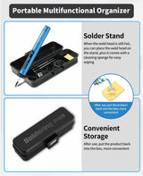 Cordless Soldering Iron Kit - 1100mAh USB Rechargeable Portable Cordless Soldering Gun - LCD Digital Adjustable Temperature Thermostatic for Home Appliance Repair, DIY Qyvorae