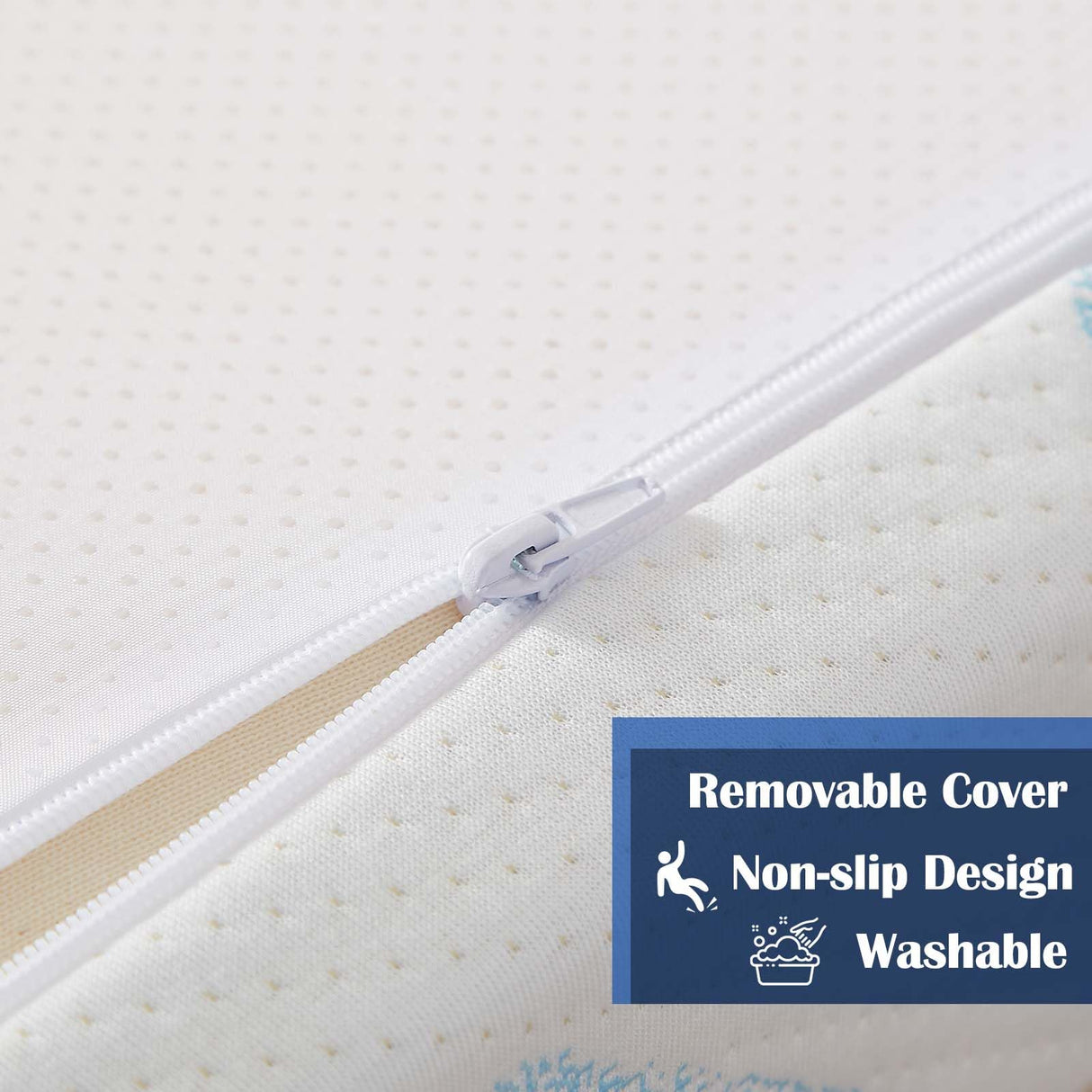 OUUI 6 Inch Twin Mattress for Kids, Removable Washable Cover Cooling Memory Foam Medium Feel, Bed-in-a-Box, CertiPUR-US Certified OUUI