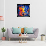 EOBROMD Diamond Art Kits for Adults Phoenix, 5D Full Drill Diamond Dots, DIY Diamond Art Painting Kits for Adults Beginners, Diamond Gem Art and Crafts for Home Wall Decor 12x12inch EOBROMD