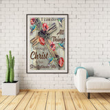 Clendo Christ Diamond Painting Kits for Adults, 5D DIY Full Drill Diamond Dots Paintings with Diamonds Gem Art and Crafts for Adults Home Wall Decor, Crucifix 12x16in Clendo