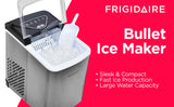 Frigidaire EFIC123-SS Counter Top Maker, Produces 26 pounds Ice per Day, Stainless Steel Frigidaire