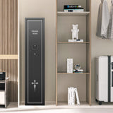 Xyvaly 2-3 Gun Safe for Rifles and Pistols, Quick Access Gun Safes, Rifle Safes for Home, Gun Safe with Removable Shelves, Mute&Alarm Mode, Assembled Xyvaly