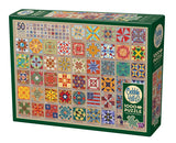 Cobble Hill 1000 Piece Puzzle - 50 States Quilt Blocks - Sample Poster Included Cobble Hill Puzzle Company Ltd.
