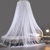 Mosquito Net Bed Canopy for Girls,King Canopy Bed Curtains Full Queen Size from Ceiling,Dome Mosquito Netting Bed Tent Twin Girls Princess Canopy Bed White Decor for Baby Crib,Kid Bed and Adult Beds Comtelek