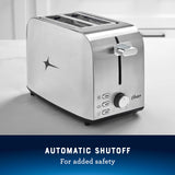 Oster 2-Slice Toaster with Extra Wide Slots, Stainless Steel Oster
