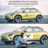 OUCPC Blank Car Magnets with 40 mils, 2 Pack 24” x 12” Car Magnets and Decals, Rounded Corners Car Door Magnets, Magnet for Car to Advertise Business, Prevent Car Scratches & Dents OUCPC