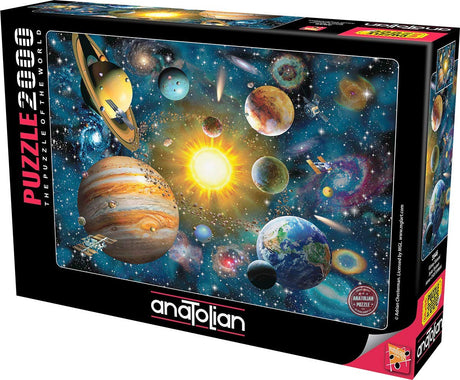 Anatolian Puzzle - Solar System, 2000 Piece Jigsaw Puzzle, Code: 3946, Multicolor Anatolian