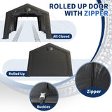 VONZOY 12'×20' Heavy Duty Carport,Car Canopy Portable Garage with Roll-up Zipper Door,Thick Shelter Storage Canopy Tent with All-Steel Metal Frame,Sunshade Waterproof for Motorcycle Car, Truck,SUV VONZOY