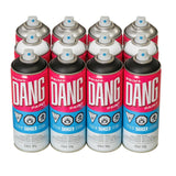 DANG Prime Graffiti Spray Paint Set of 12 Monochrome Colors, 400ml Cans, High Coverage Matte Spray Paint Kit, Low Pressure, Ideal for Murals, Outdoor, Metal, Vinyl, Wood, Graffiti Art Supplies DANG Paint