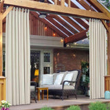 Zeerobee Curtain Rods for Windows 48 to 84, Adjustable Heavy Duty Wrap Around 1 Inch Curtain Rod, Outdoor Indoor Room Divider Modern Drapery Pole, Black, 32-86" zeerobee