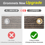 Cool Area Sun Shade Cloth with Grommets 10×15 FT Shade Panel Shade Tarp Screen Fabic for Outdoor Patio Pergola Cover Deck Garden, Brown (Customized) Cool Area