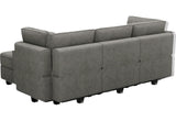 Belffin Modular Sectional Sofa Sleeper Modular Sectional Couch Sofa Convertible Sectional Couch Reversible Sofa Bed Grey Belffin