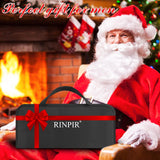 RINPIR 31pcs Stainless Steel BBQ Grill Accessories Set for Men Dad, Heavy Duty Grilling Tools for Outdoor Camping, BBQ Utensils Kit with Mats, Grill Brush in Carrying Bag Brown RINPIR