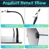 Helping Hands Soldering Station with 6X Magnifying Glass, Magnifier with 2 Adjustable Arms Solder Helping Hands, Soldering Holder Third Hand Tool for Electronic Repair Soldering Crafts Jewelry DIY NZQXJXZ