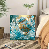 SHICERNHJ Birds Paint by Numbers Kit for Adults,Crystal Bird Adults' Paint-by-Number Kits for Beginner,DIY Acrylic Paint by Number On Canvas for Home Wall Decor 16X16 Inch SHICERNHJ