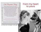 Pet Memorial Wind Chime - 18" Metal Casted Pawprint Wind Chime - A Beautiful Remembrance Gift for a Grieving Pet Owner - Includes Pawprints Left by You Poem Card Pawprints Left by You Memorial Gifts