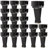 100pcs Air Outlet Clip Vent Clips, Automatic Air Freshener Car Air Conditioner Clips for Home Air Vent Clips Sublimation Air Fresheners Blanks (Black) MHFOOU