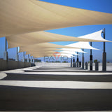 Patio Paradise 16' x 18' Sun Shade Sail Rectangle Canopy Patio Cover UV Block Awning Heavy Duty Commercial Grade for Backyard Lawn Garden Outdoor Activities, Beige Patio