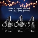 PD 3DPIXDANCE 3D Crystal Photo, Personalized Dog, Cat Memorial Gifts for Pet Owners. Gift Box Included, Customized Laser Etched Crystal Photo (Small Portrait) PD 3DPIXDANCE