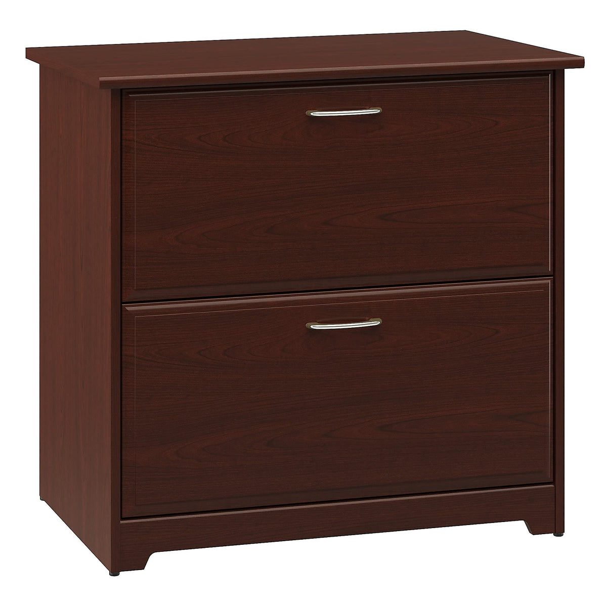 Bush Furniture Cabot Lateral File Cabinet in Harvest Cherry Bush Business Furniture