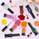 Tudaymol Nail Art Studio for Girls - Nail Polish Kit for Kids Ages 6-12 Years Old,Non-Toxic Peel-Off Safe Quick Dry Nail Polish Gift Kit Set,Cool Girls Toys Stuff - Polish, Pens, Glitter, Stickers Tudaymol