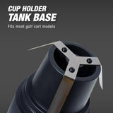 Mr. Heater F242010 MH4GC 4000 BTU Golf Cart Heater, Wind-Resistant With ODS And Tip-Over Safety Switch & Cup Holder Adapter - Silver and Black Mr. Heater