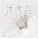Novilla King Mattress, 12 Inch Hybrid Pillow Top King Size Mattress in a Box with Gel Memory Foam & Individually Wrapped Pocket Coils Innerspring for a Cozy & Peaceful Sleep Novilla