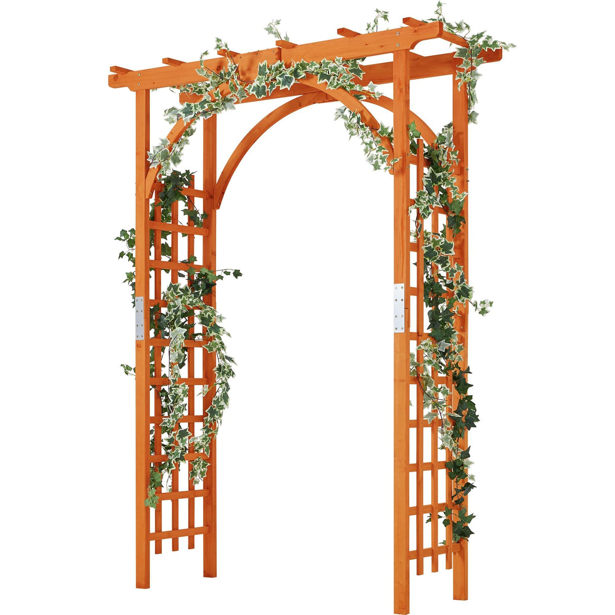 Yaheetech 85in Wooden Garden Trellis Horticulture Garden Arch Arbor for Climbing Planting Plant Stand in Garden Yard Outdoor, Brown Yaheetech
