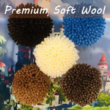 YAKOLECI Latch Hook Kits for Adults, Pre-Printed DIY Rug Crafts Arts Carpet for Home Decoration Festival Gift (23.6" X 15.8" Atom) YAKOLECI