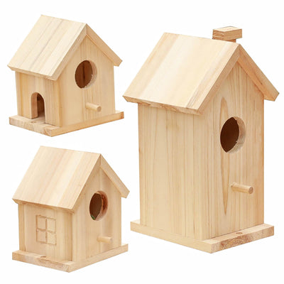 Wooden Bird House Kit,Outdoor Hanging DIY Birdhouse Kit for Kids Woodcraft,Bird Houses for Outside.