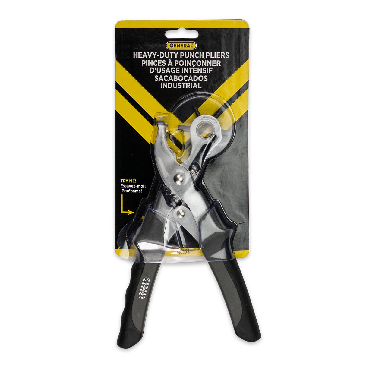 General Tools Revolving Punch Pliers 73 - 6 Multi-Hole Sizes For Leather, Rubber, & Plastic - Hobbies & Crafts General Tools