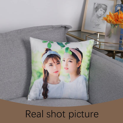 10 Pack 16"x 16" Sublimation Blanks Pillow Cases Bulk,White Cushion Covers Pillow Covers Heat Transfer DIY Custom Picture Pillow Covers,Polyester Pillow Cases for Sublimation