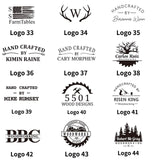 KAINSY Custom Branding Iron - Personalised Metal Stamp for Wood, Leather, and More (2 Inches) KAINSY