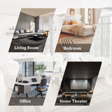 GEBADOL Power Recliner Sofa Set, Breathing Leather Sofa Set with Storage Console/Cup Holders/USB Ports, Leather Reclining Couch Set for Living Room (Creamy White, Sofa+LOVESEAT+Chair) GEBADOL