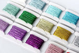 Embroidery Floss Metallic Embroidery Thread Sets -Cross Stitch Threads - Friendship Bracelets Floss - Crafts Floss - 36 Bobbins for Embroidery or Hand Needlework Decorative LE PAON