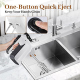 5-Speed Electric Hand Mixer, 800W Handheld Mixer with Turbo for Baking & Cooking, Kitchen Food Mixer with Storage Case & 5 Stainless Steel Attachments (2 Beaters, 2 Dough Hooks, 2 Whisks)-White CHIDOLL