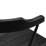 POLY & BARK Enzo dining chairs, Single, Black POLY & BARK