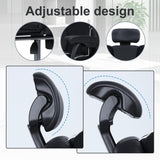 pofluany Gaming Chair Ergonomic Office Chair Home Office Desk Chairs with Footrest High Back Video Game Chair Reclining Computer Chair with Lumbar Support (Black) pofluany