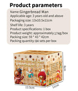 Christmas DIY Craft Kits - Air Dry Clay Craft Set Creative Modeling Kit for Indoor Decor & Handmade Ornaments Gift for Christmas Gifts & Holiday Activities (Gingerbread Man) juyght
