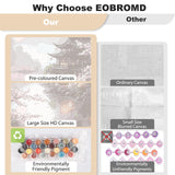 EOBROMD Paint by Numbers Kits for Adults Landscape, DIY Acrylic Paint by Number on Canvas, Painting Kits Adults Oil Paint by Numbers for Home Decor 16x20inch(Without Frame) EOBROMD