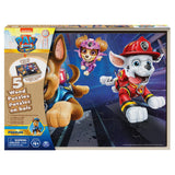 Paw Patrol The Movie - Set of 5 Wood Puzzles with Storage Box for Kids - Ages 4 and Up 1616 Holdings