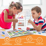 Diaodey Wooden Magnetic Fishing Game for Toddlers, Montessori Fine Motor Skills Toy with Letters and Numbers, Preschool Learning ABC and Puzzle Educational Toys Gift for 3 4 5+ Year Old Kids(2 Poles) Diaodey