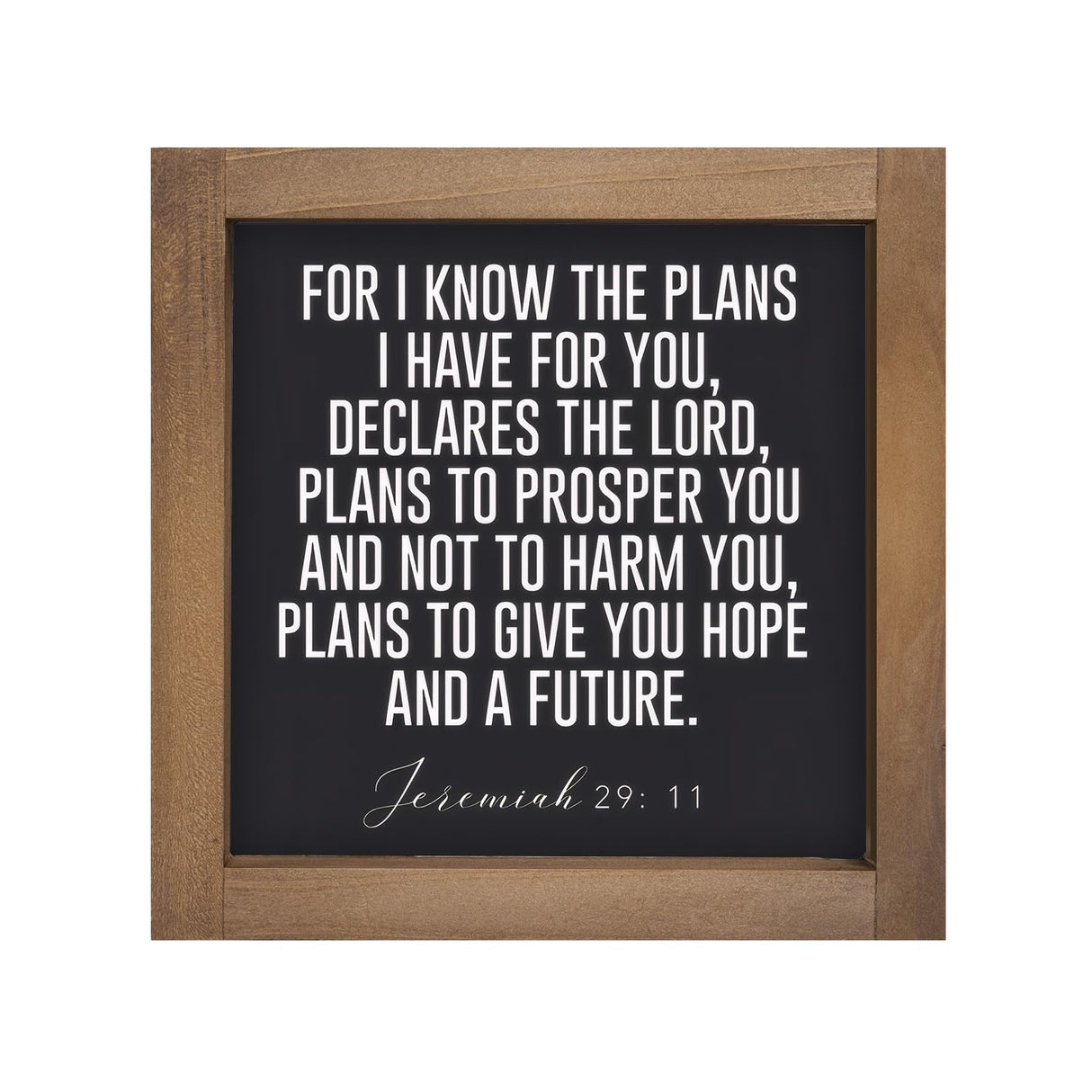 pechpell For I Know The Plans I Have For You Sign, 6 Inch Jeremiah 29 11 Wall Art, Bible Verse Decor Desk Table Tiered Tray Shelf Entryway Office Bathroom Rustic Farmhouse Home Decorations pechpell
