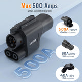 2025 Upgraded Tesla Supercharger to CCS1 Charging Adapter [Max 500A, 1000V] NACS to CCS Electric Vehicle Adapter, Tesla Supercharger Adapter, Fit for All Ford EVs, Fit for Rivian R1T R1S R2 R3 EVs Yomile