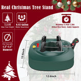 Christmas Tree Stand for Real Trees, Heavy Duty Live Christmas Tree Stand Fits 7.5 Ft Tree with 1.2-5 In Diameter, Easy Setup Christmas Tree Base Holder Stand With Water Level Indicator, Fast Clamp ANGAR