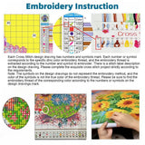 Generic Bookshelf Stamped Cross Stitch Kits for Beginners Easy 11CT Needlepoint Embroidery DIY Counted Cross Stitch Kits Art Craft Wall Decoration and Gift 40x40cm(4) Generic